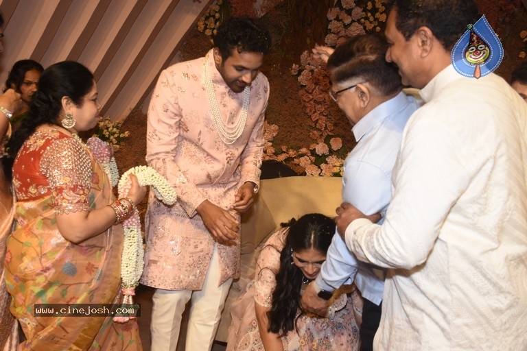 Celebs at Kadiri Balakrishna Son Engagement - 25 / 42 photos