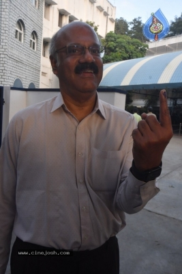 Tollywood Celebs Cast Their Votes - 30 of 60