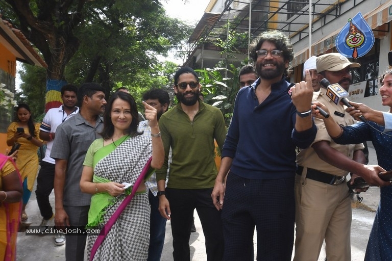 Tollywood Celebs Cast Their Votes - 17 / 60 photos