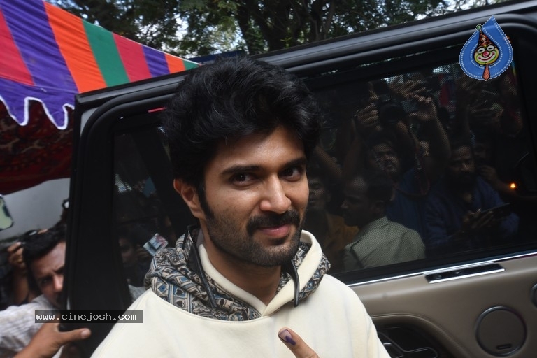 Tollywood Celebs Cast Their Votes - 43 / 60 photos