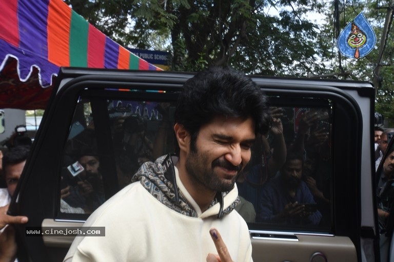 Tollywood Celebs Cast Their Votes - 49 / 60 photos