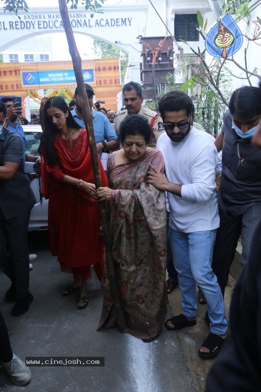 Tollywood Celebs Cast Their Votes - 51 / 60 photos