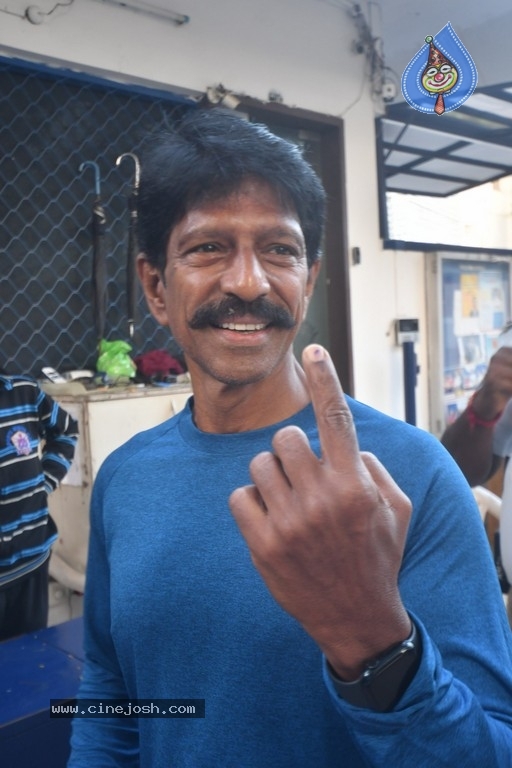 Tollywood Celebs Cast Their Votes - 55 / 60 photos
