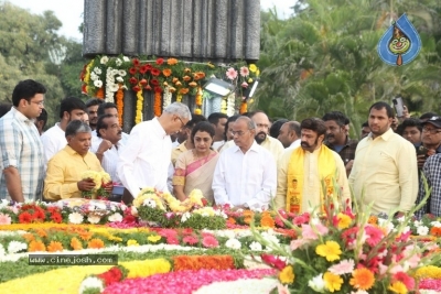 Nandhamuri Heros at NTR 28th Death Anniversary - 40 of 58