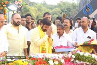 Nandhamuri Heros at NTR 28th Death Anniversary - 41 of 58