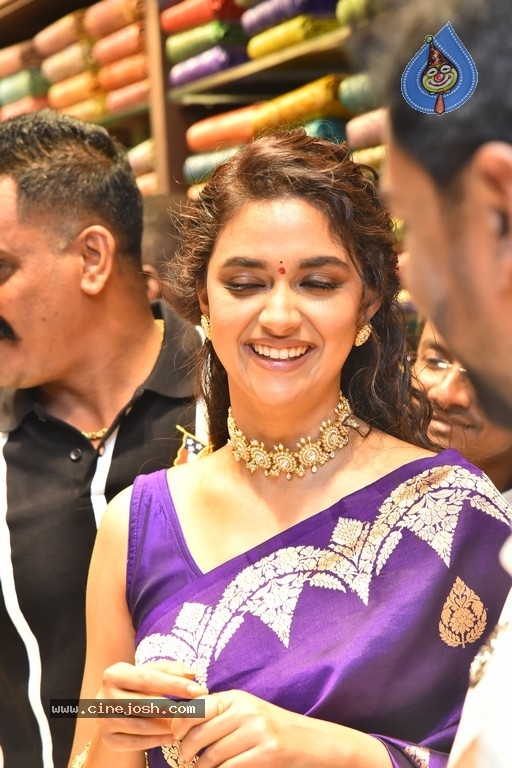 Keerthy Suresh Launches Mangalya Shopping Mall - 1 / 20 photos