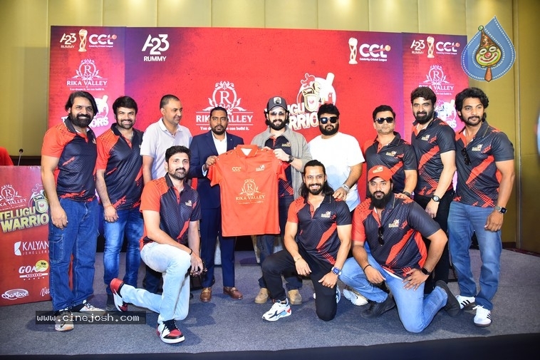 CCL Telugu Warriors Jersey Launch - 7 / 35 photos