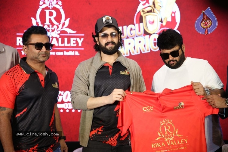 CCL Telugu Warriors Jersey Launch - 21 / 35 photos