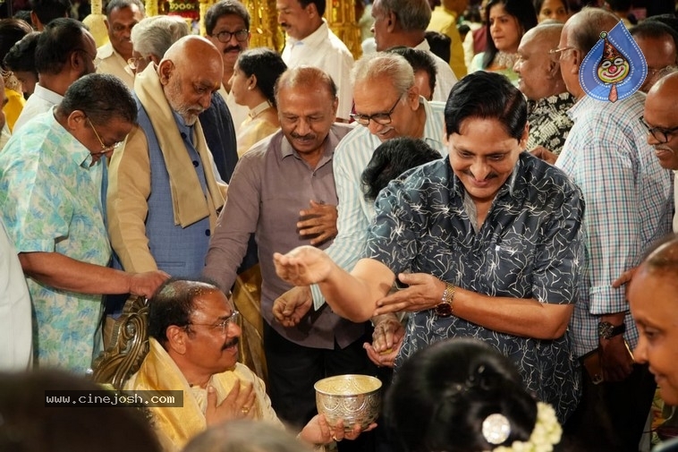 Financier Bangaru Babu Son Wedding Pics - 9 / 20 photos