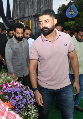 NTR - Kalyan Ram at NTR Ghat - 2 of 9