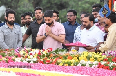 NTR - Kalyan Ram at NTR Ghat - 3 of 9