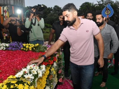 NTR - Kalyan Ram at NTR Ghat - 6 of 9