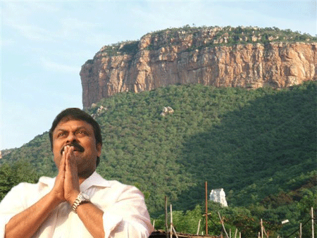 chirunjeevi,tirumala,srikrishna devaraya,ttd,tirumala,tirupati,prajarajyam