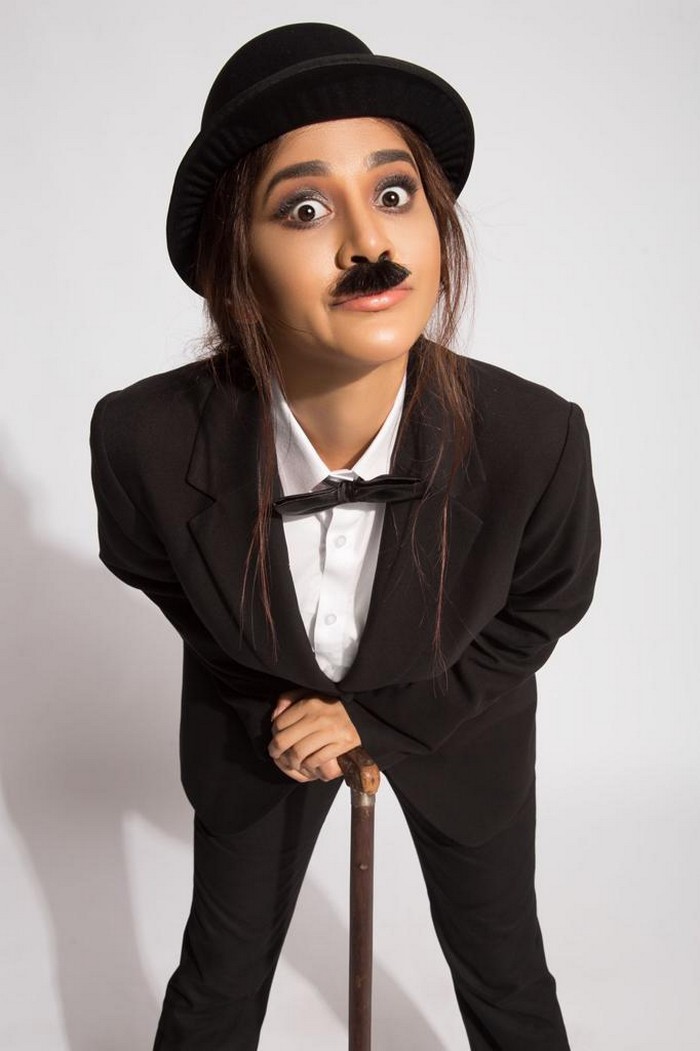 nabha natesh,legendary comedian,charile chaplin,nabha natesh as charile chaplin